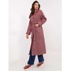 Lakerta Paltas moterims LK-PL-509835.19 bordo spalvos