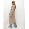 Lakerta Płaszcz-LK-PL-509851.28-smėlio spalva