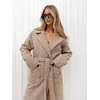 Lakerta Płaszcz-LK-PL-509851.28-smėlio spalva