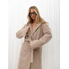 Lakerta Płaszcz-LK-PL-509851.28-smėlio spalva