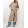 Lakerta Płaszcz-LK-PL-509851.28-smėlio spalva