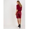 Lakerta Spódnica-LK-SD-507019.49-bordo