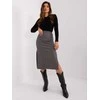 Lakerta Spódnica-LK-SD-509400.87P-pilkai-juoda