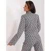 Lakerta Švarkas moterims -LK-MA-509562.76-pilka-juoda