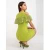 Lakerta Suknelė-LK-SK-506332.24-lime