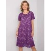Lakerta Suknelė-LK-SK-506732.39P-tamsiai violetinė