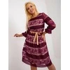 Lakerta Suknelė-LK-SK-507356.01-violetinė