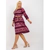 Lakerta Suknelė-LK-SK-507356.01-violetinė