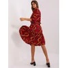 Lakerta Suknelė-LK-SK-507496.27P-bordo