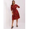 Lakerta Suknelė-LK-SK-507496.27P-bordo