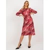 Lakerta Suknelė-LK-SK-509018.77-bordo