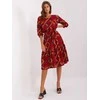 Lakerta Suknelė-LK-SK-507496.27P-bordo