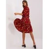 Lakerta Suknelė-LK-SK-507496.27P-bordo