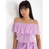 Lakerta Suknelė - LK-SK-508610.23 - šviesiai violetinė