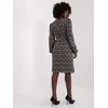 Lakerta Suknelė-LK-SK-509474-2,55P-pilka-juoda