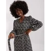 Lakerta Suknelė-LK-SK-509474-2,55P-pilka-juoda