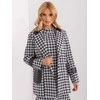 Lakerta Švarkas moterims -LK-MA-509511.99-balta-juoda