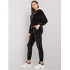 Lakerta Veliūrinis treningas moterim LK-KMPL-508683.06-juoda
