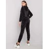 Lakerta Veliūrinis treningas moterim LK-KMPL-508683.06-juoda