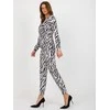 Lakerta Veliūrinis treningas moterim LK-KMPL-509028-2.39P-baltai-juodas