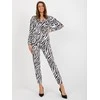 Lakerta Veliūrinis treningas moterim LK-KMPL-509028-2.39P-baltai-juodas
