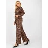 Lakerta Veliūrinis treningas moterim LK-KMPL-509031.08P-juoda-smėlio spalva
