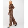 Lakerta Veliūrinis treningas moterim LK-KMPL-509031.08P-juoda-smėlio spalva