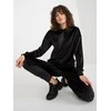 Lakerta Veliūrinis treningas moterim LK-KMPL-509149.10X-juoda