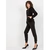 Lakerta Veliūrinis treningas moterims LK-KMPL-509167.90-juoda