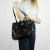 Large Leather Shopper Bag Solier FL56 Alen – Juodas