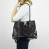 Large Leather Shopper Bag Solier FL56 Alen – Brown