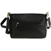 Leather Crossbody Shoulder Bag Solier FL52 Alessa – Juodas