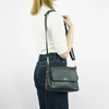 Leather Crossbody Shoulder Bag Solier FL52 Alessa – Juodas