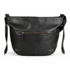 Leather Shopper Hobo Bag Solier FL46 Seline – Juodas