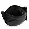 Leather Shopper Hobo Bag Solier FL46 Seline – Juodas