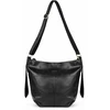 Leather Shopper Hobo Bag Solier FL46 Seline – Juodas