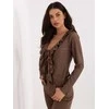 Moda Bluzka-IT-BZ-21837.00-ruda