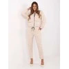 Moda Laisvalaikio kostiumas moterims-IT-KMPL-21736.02P-jasny smėlio spalva