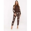 Moda Laisvalaikio kostiumas moterims-IT-KMPL-21736.02P-ruda