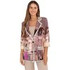 Moda Švarkas moterims -IT-MA-18525.80-ciemny bezowy