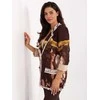 Moda Švarkas moterims IT-MA-18525.80-ruda