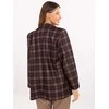 Moda Švarkas moterims -IT-MA-21739.16P-ciemny ruda