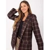 Moda Švarkas moterims -IT-MA-21739.16P-ciemny ruda