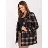 Moda Švarkas moterims -IT-MA-21739.16P-juoda-smėlio spalva