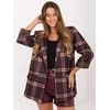 Moda Švarkas moterims -IT-MA-21739.16P-ruda