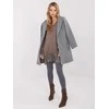 Moda Paltas moterims -IT-PL-20238.23-ciemny pilka