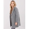 Moda Paltas moterims -IT-PL-20238.23-ciemny pilka