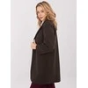 Moda Paltas moterims -IT-PL-20238.23-ciemny ruda