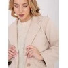 Moda Paltas moterims -IT-PL-20238.23-jasny smėlio spalva