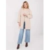Moda Paltas moterims -IT-PL-20238.23-jasny smėlio spalva